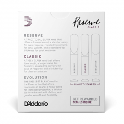 D'addario Reserve 2.5 Clarinetto Bb