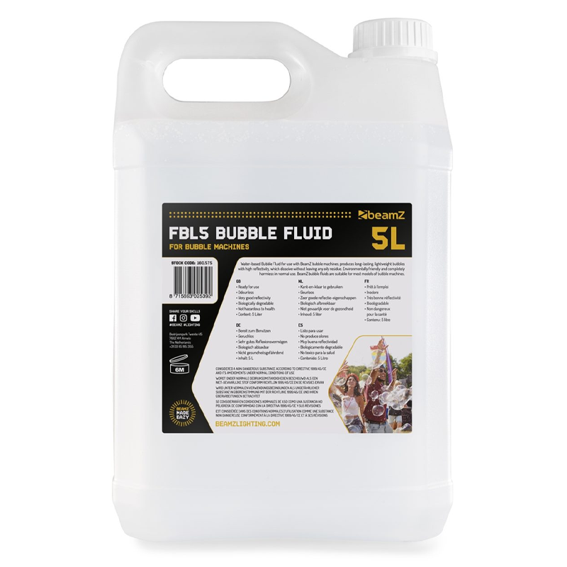 BeamZ FBL5 Bubble Fluid BeamZ FBL5 Bubble Fluid