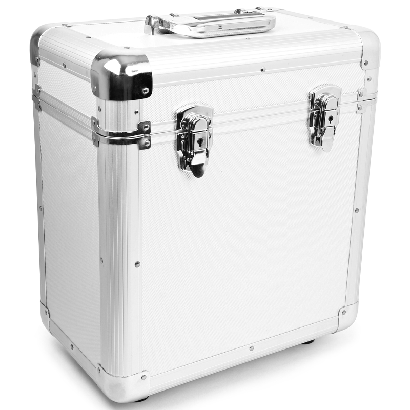 Power Dynamics RC80 12″Vinyl Record Case Silver