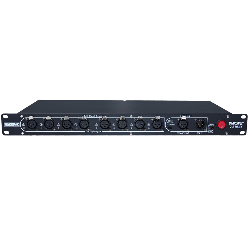 Sogetronic Power Lighting DMX Split 2-8 Rack