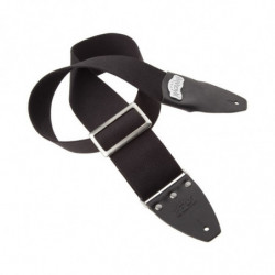 Magrabò Stripe SC Cotton Nero 8 cm terminali Core Nero, fibbia Recta Argento