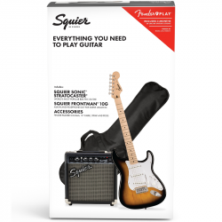 Fender Squier Sonic Stratocaster Pack MN 2-Color Sunburst