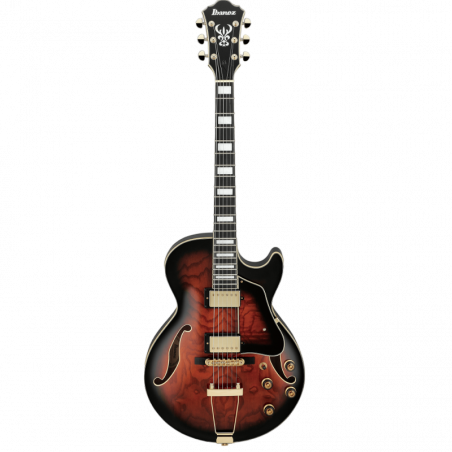 Ibanez AG95QA Dark Brown Sunburst
