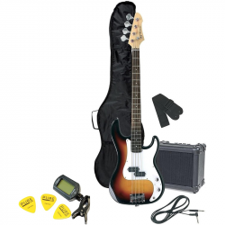 Gewa E-Bass VGS RCB-100 Brown Sunburst Bass Pack