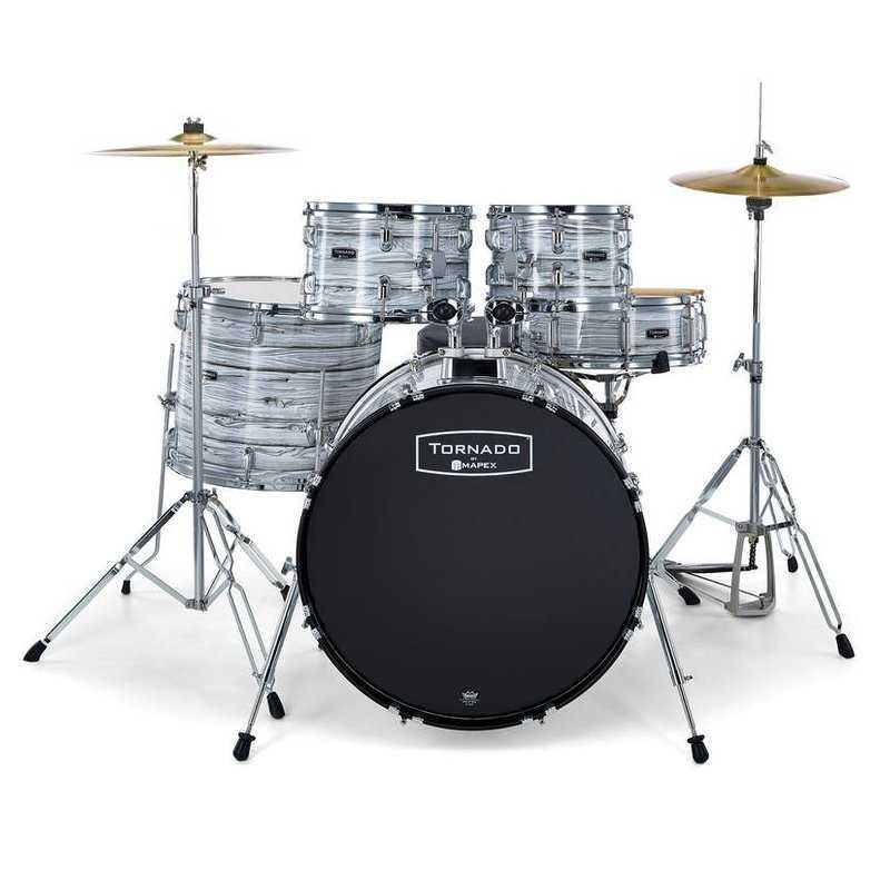 Tornado By Mapex TND5844FTCFI Tornado Junior White Marblewood