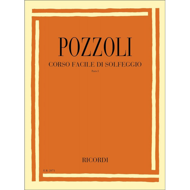 Pozzoli - Corso Facile di Solfeggo Parte I