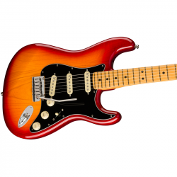 Fender American Ultra Luxe Stratocaster MN Plasma Red Burst