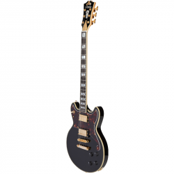 D'angelico Deluxe Brighton Solid Black