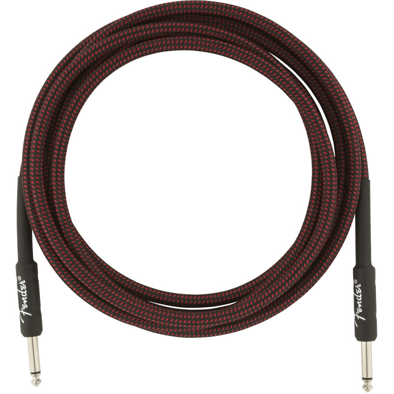 Fender Professional Series Tweed Instruments Cable 3m Red Tweed