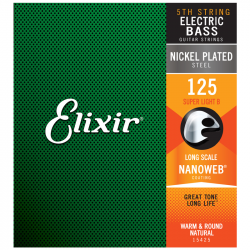 Elixir 15425 Electric Bass...