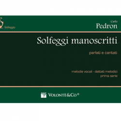 Pedron Solfeggi Manoscritti 1° Serie