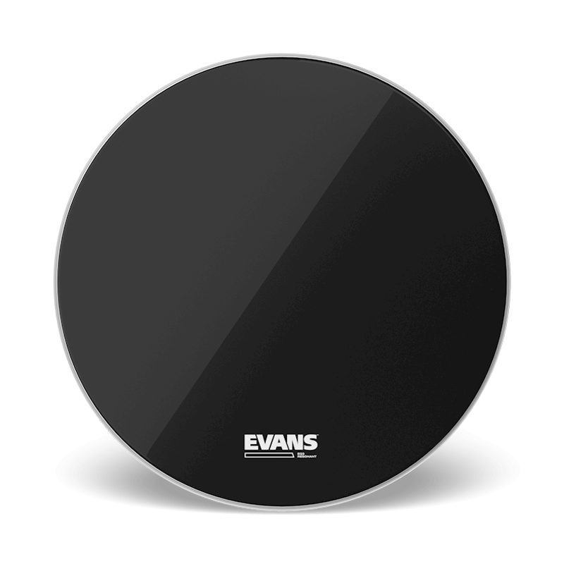 Evans 20" EQ3 Resonant Black Bass No Port BD20RB-NP