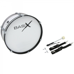 Gewa Basix Junior Marching Bassdrum Bianco 22x7