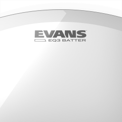 Evans 18" EQ3 Clear Bass Batter BD18GB3
