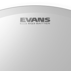 Evans 22" EQ3 Frosted Bass Batter BD22GB3C