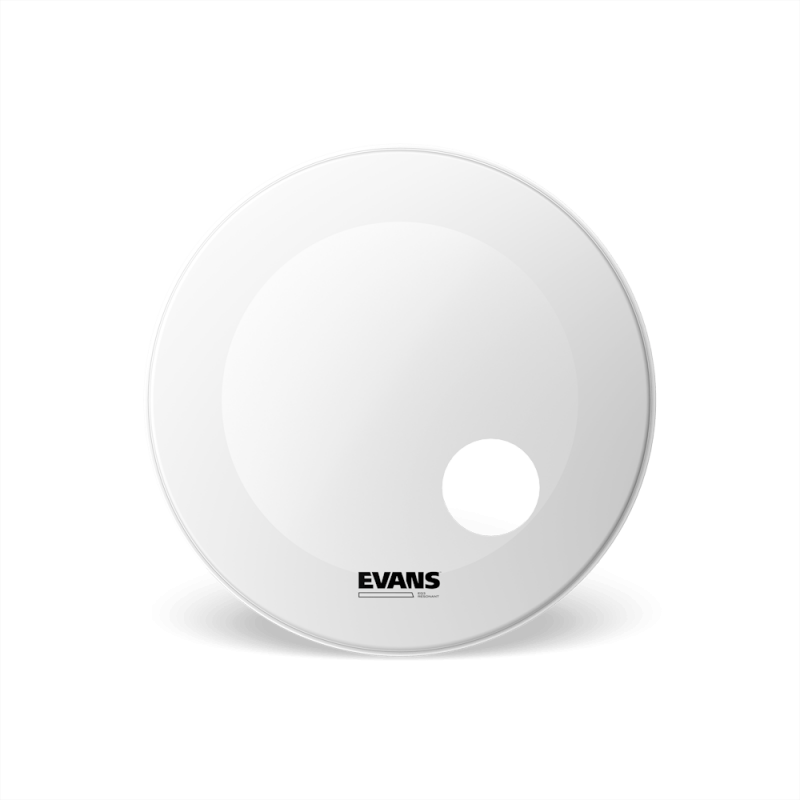 Evans 22" EQ3 Resonant Coated White BD22RGCW