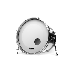 Evans 22" EQ3 Resonant Coated White BD22RGCW