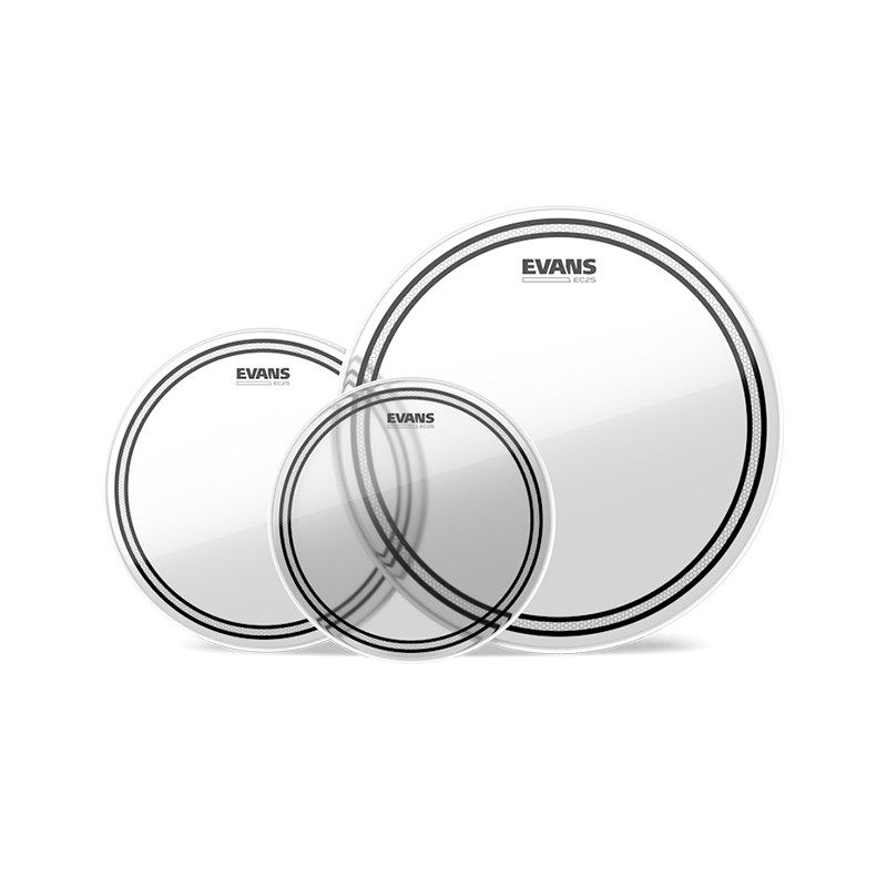 Evans ETP-EC2SCLR-F Clear Fusion Tom Pack