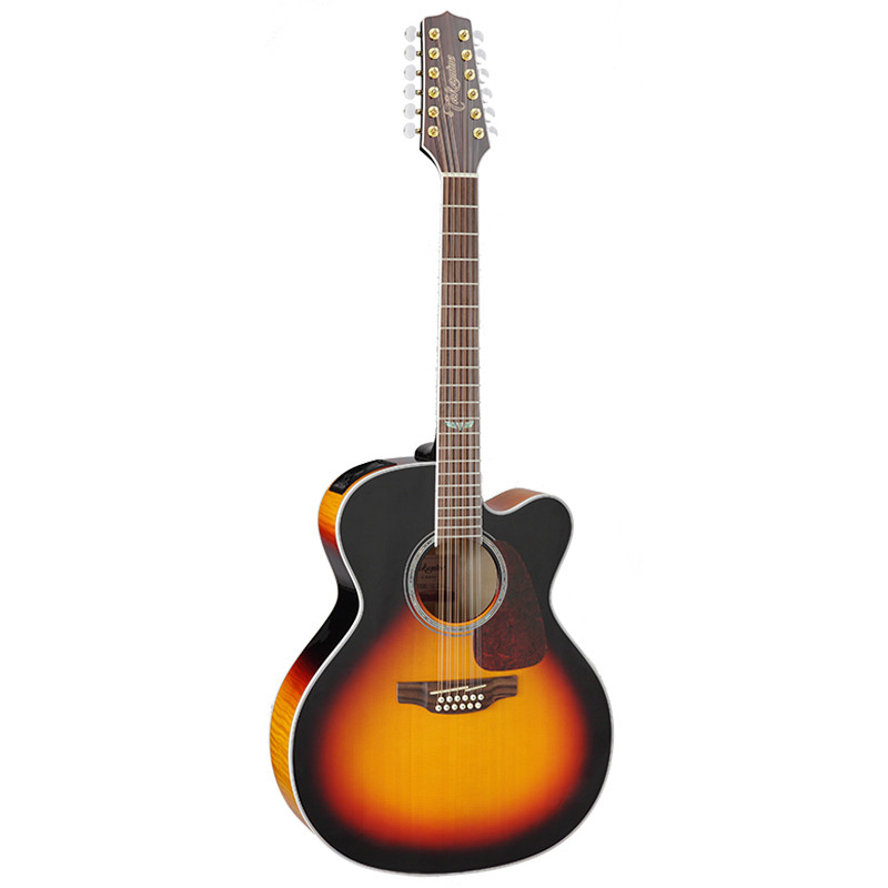 Takamine GJ72CE-12BSB Brown Sunburst