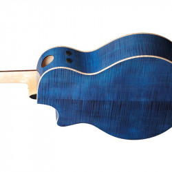 Ibanez AE390-NTA Natural High Gloss Top, Aqua Blue High Gloss Back And Sides