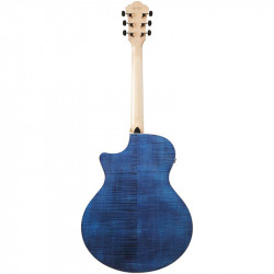 Ibanez AE390-NTA Natural High Gloss Top, Aqua Blue High Gloss Back And Sides