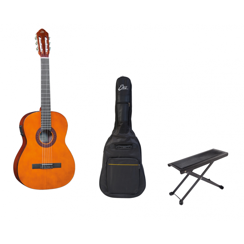 Eko CS-12 EQ Con Custodia Per Chitarra Inclusa + Poggiapiede