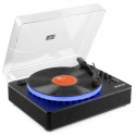 Fenton RP162LED Record Player With BT In/Out Black