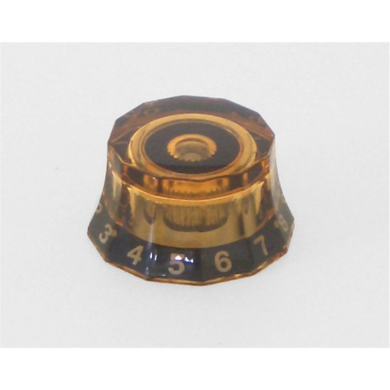 PRS Knob, Lampshade Amber w/Black (2)