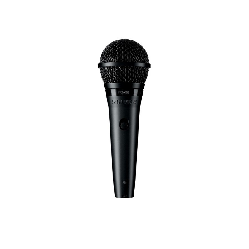 Shure PGA58BTS Pack microfono, asta treppiedi, cavo XLR, astuccio