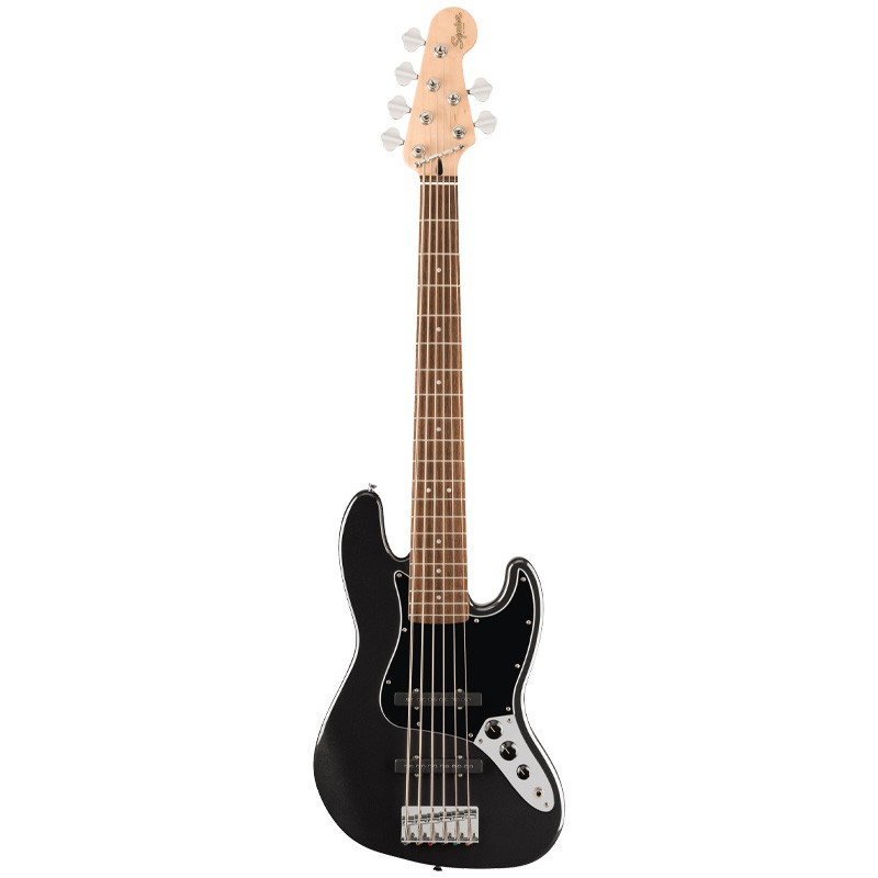 Fender Squier Affinity Series Jazz Bass VI LRL Black Metallic