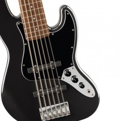 Fender Squier Affinity Series Jazz Bass VI LRL Black Metallic