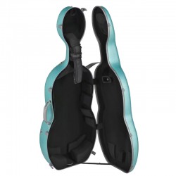 Gewa Celloetui Policarbonato 4/4 Green/Black