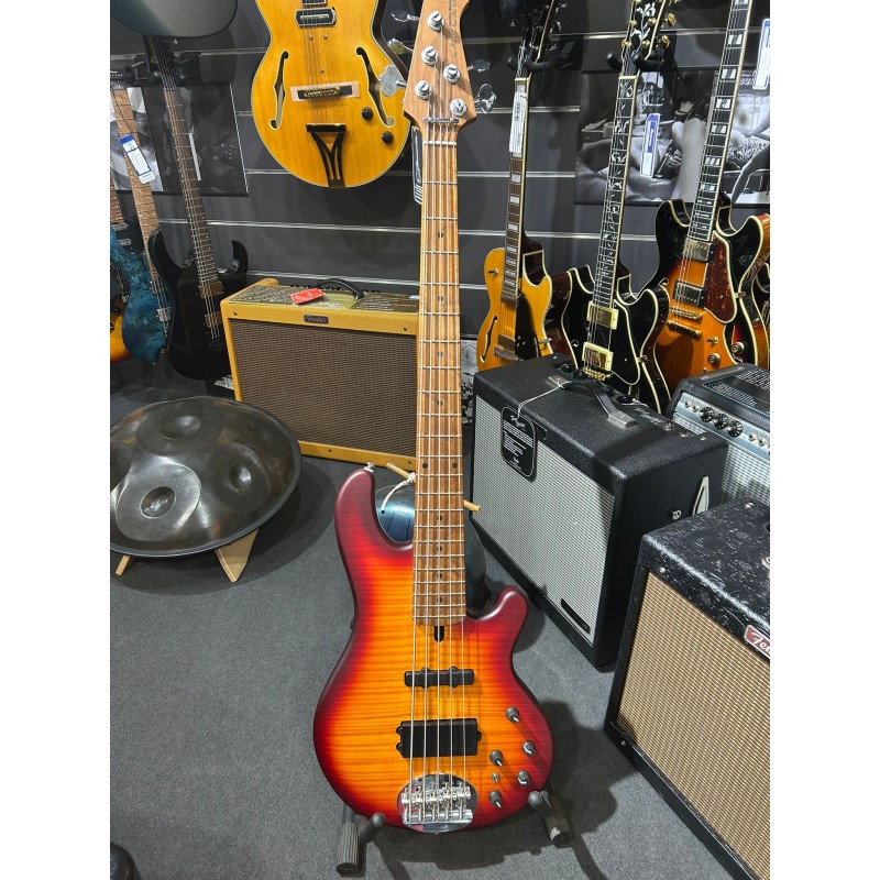 Lakland Skyline 55-02 Deluxe Honey Burst Satin Todobajos Ex Demo