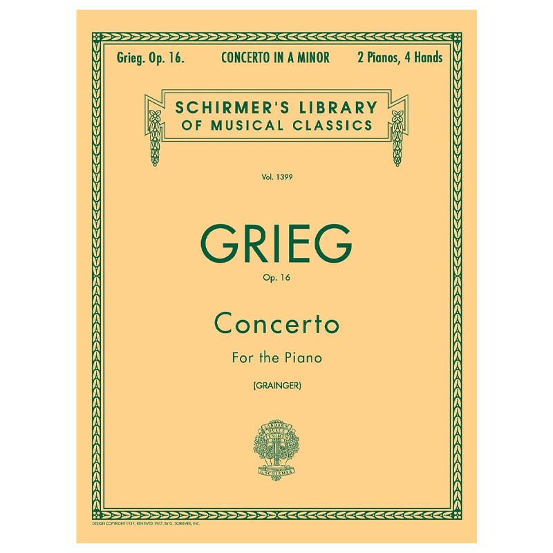 Grieg Piano Concerto In A Minor OP.16