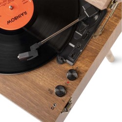 Audizio Fremont Table Record Player Wood