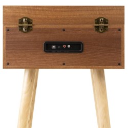 Audizio Fremont Table Record Player Wood
