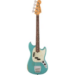 Fender JMJ Road Worn Mustang Bass RW Faded Daphne Blue
