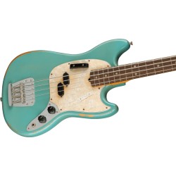 Fender JMJ Road Worn Mustang Bass RW Faded Daphne Blue