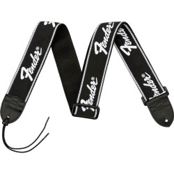 Fender Running Logo Strap Black