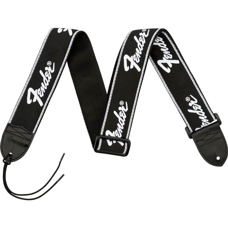 Fender Running Logo Strap Black