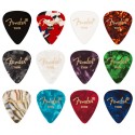 Fender Celluloid Medley Picks 351 Thin Multi-Color