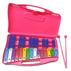 Alysee MT25-C-PK Metallofono Rosa