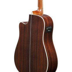 Ibanez AW391RCE-BKH Black High Gloss Top Natural High Gloss Back And Sides