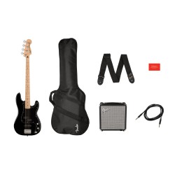Fender Affinity Series Precision Bass PJ Pack Black-0372981606