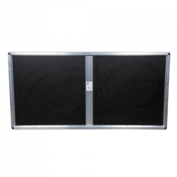 SHOWGEAR Mammoth Pedana Palco 2 x 1 m Nero, Grigio (senza gambe)