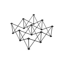 Sagitter MODRS1H40BK Black struttura reticolare