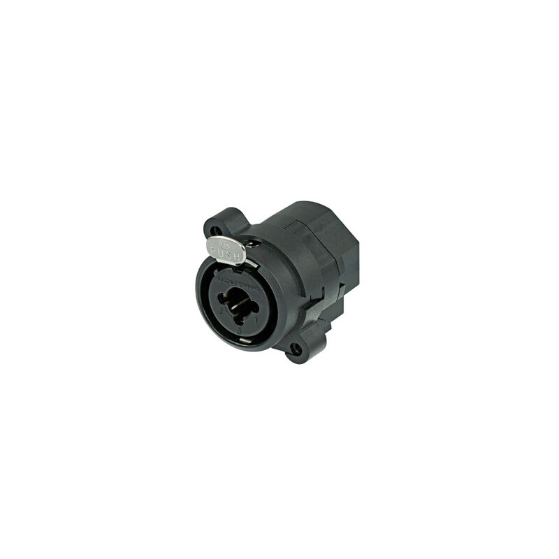 Neutrik NCJ6FI-S Connettore XLR/Jack Nero