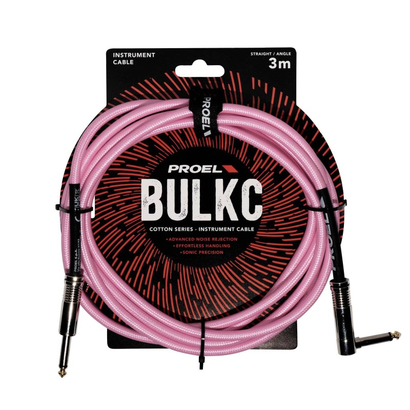 Proel BULK120CLU3PK Cavo Strumenti Rosa 3 m