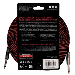 Proel BULK100CLU3BR Cavo per strumenti Nero e Rosso