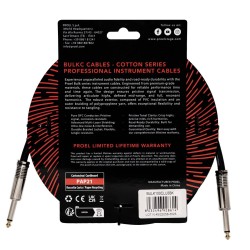 Proel BULK100CLU3BK Cavo per strumenti 3 m Nero